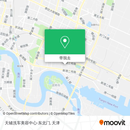天辅洗车美容中心-东北门地图