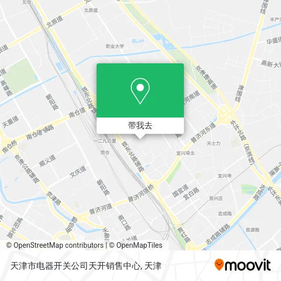天津市电器开关公司天开销售中心地图