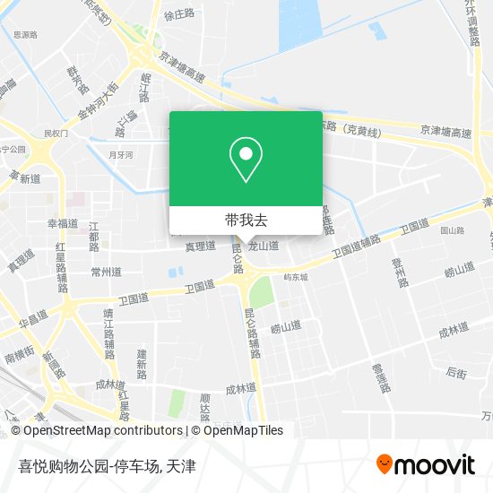 喜悦购物公园-停车场地图