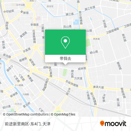 前进新里南区-东4门地图