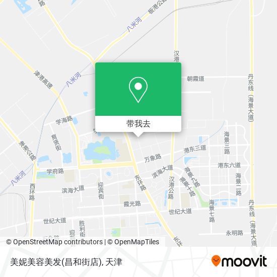 美妮美容美发(昌和街店)地图