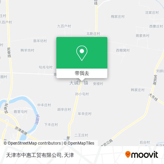 天津市中惠工贸有限公司地图