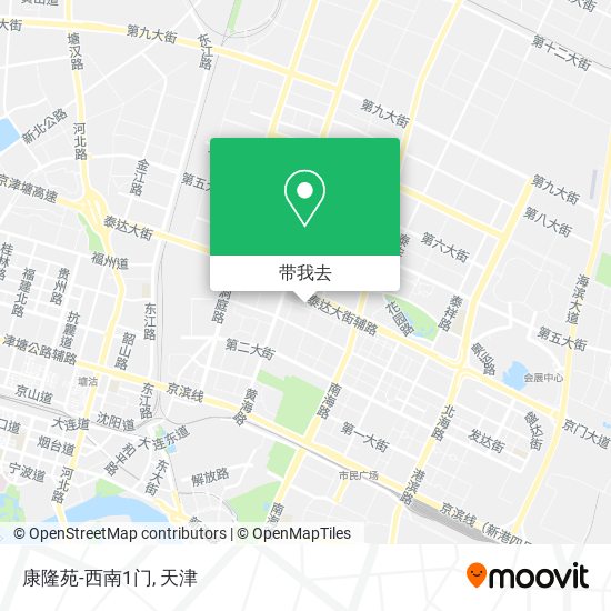 康隆苑-西南1门地图