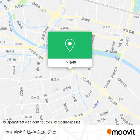 泉汇购物广场-停车场地图