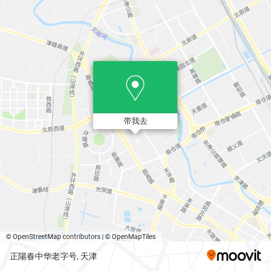 正陽春中华老字号地图
