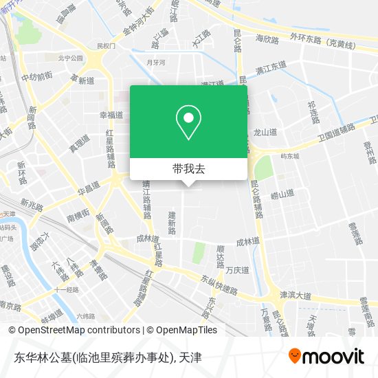 东华林公墓(临池里殡葬办事处)地图