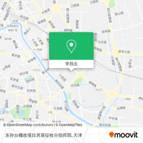 东孙台棚改项目房屋征收分指挥部地图