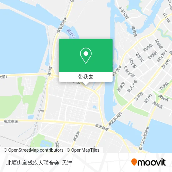 北塘街道残疾人联合会地图