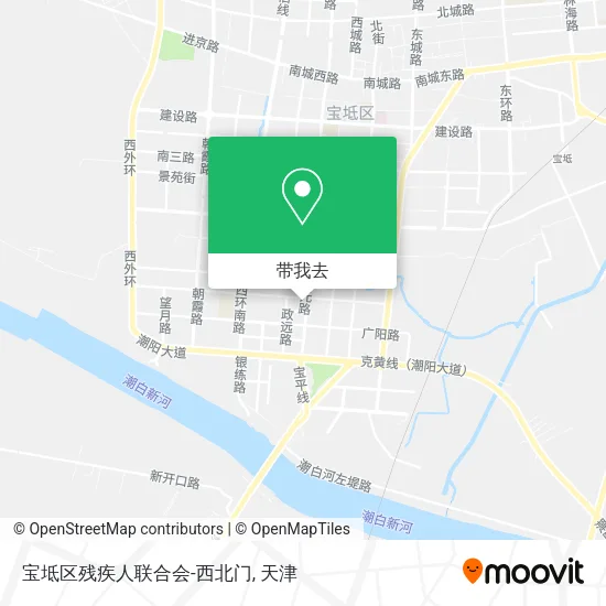 宝坻区残疾人联合会-西北门地图