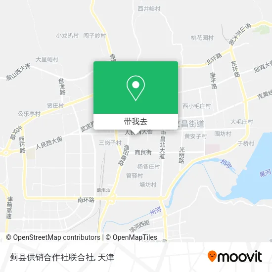 蓟县供销合作社联合社地图