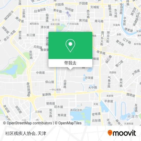 社区残疾人协会地图