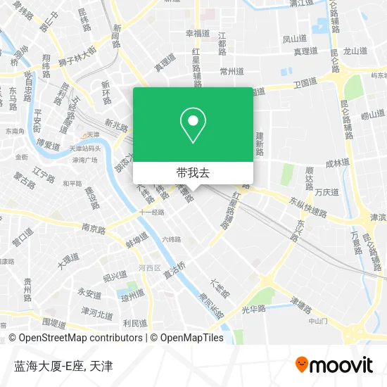 蓝海大厦-E座地图