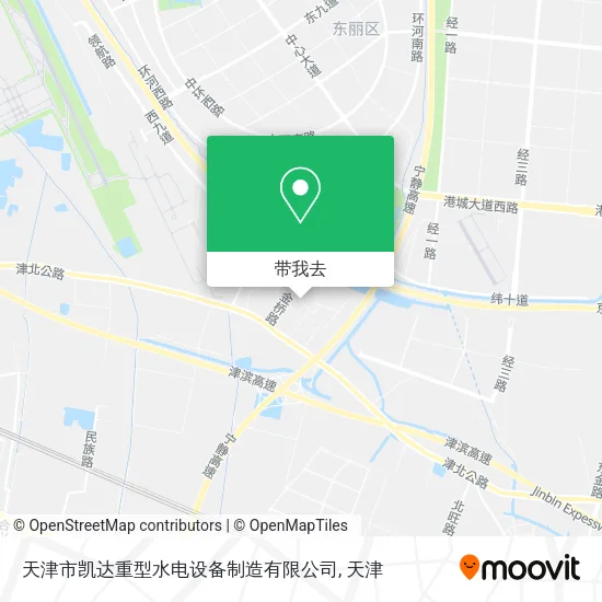 天津市凯达重型水电设备制造有限公司地图