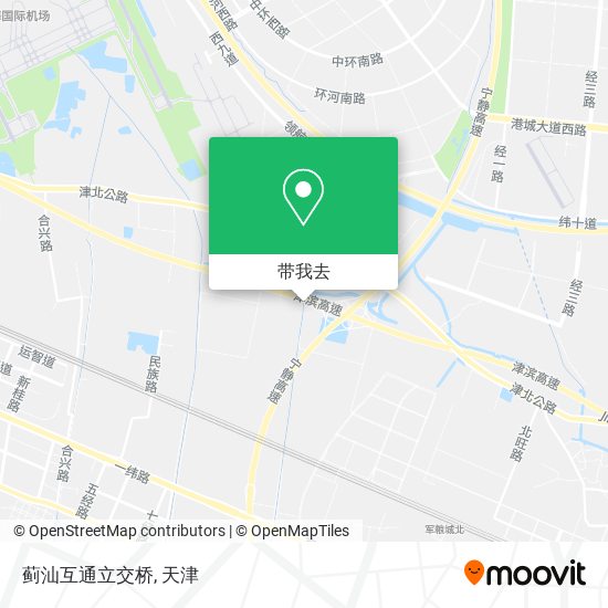 蓟汕互通立交桥地图