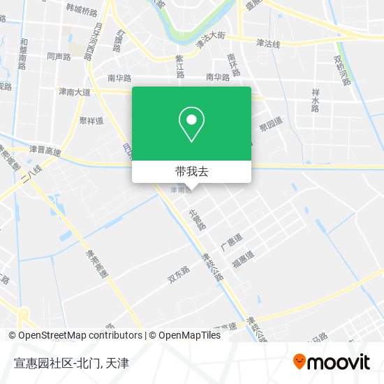 宣惠园社区-北门地图