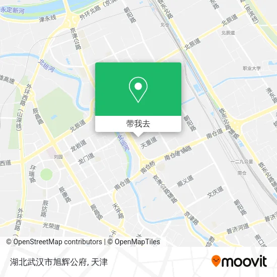 湖北武汉市旭辉公府地图