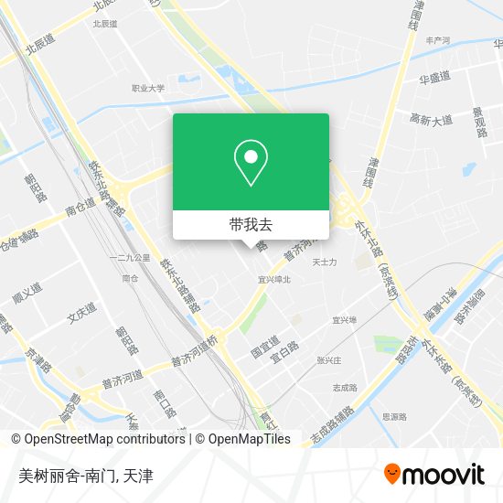美树丽舍-南门地图