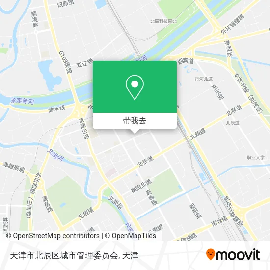 天津市北辰区城市管理委员会地图