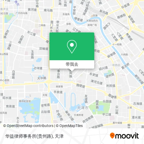 华益律师事务所(贵州路)地图