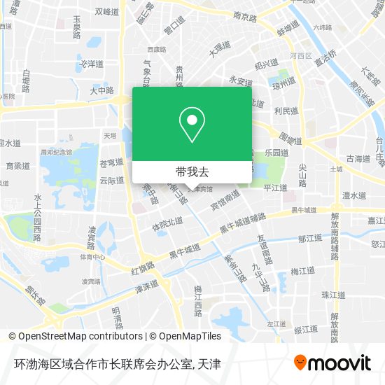 环渤海区域合作市长联席会办公室地图