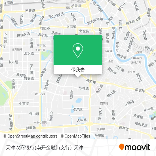 天津农商银行(南开金融街支行)地图