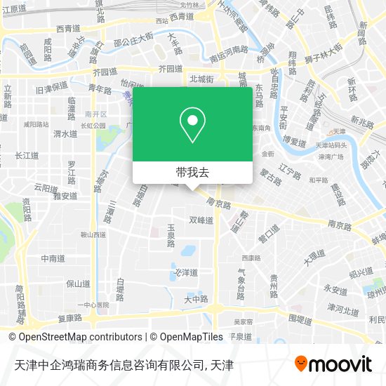 天津中企鸿瑞商务信息咨询有限公司地图