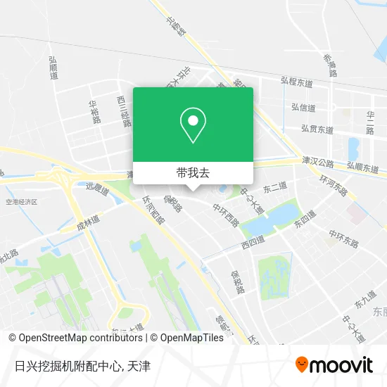 日兴挖掘机附配中心地图