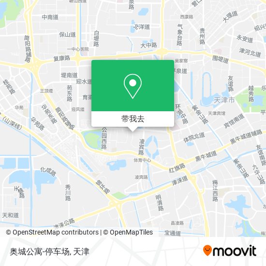奥城公寓-停车场地图