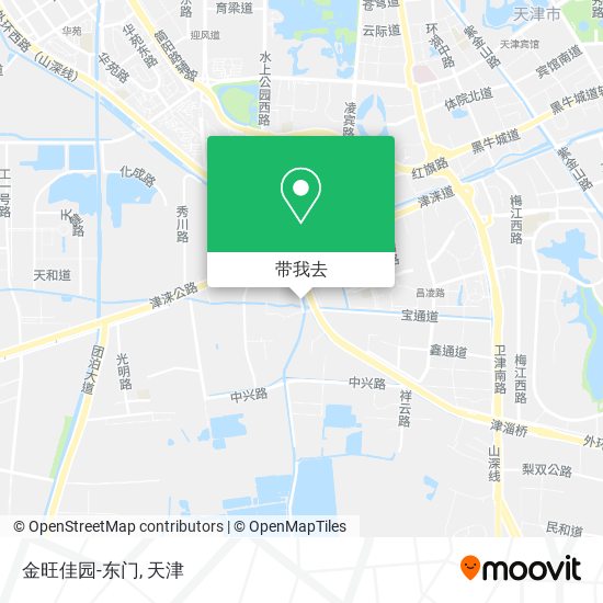 金旺佳园-东门地图