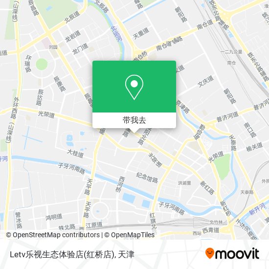 Letv乐视生态体验店(红桥店)地图