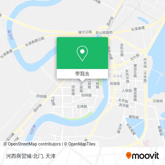 河西商贸城-北门地图