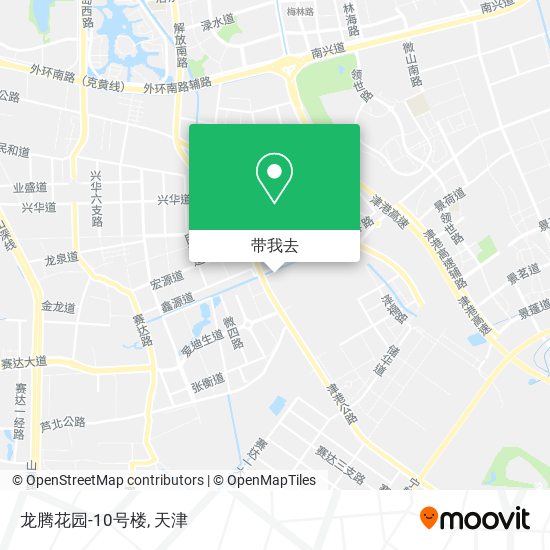 龙腾花园-10号楼地图