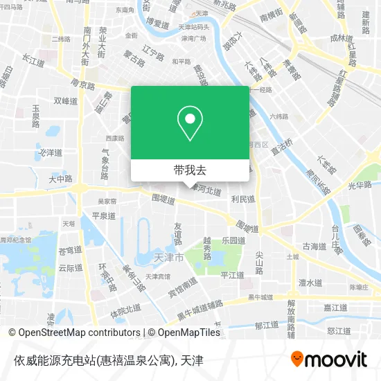 依威能源充电站(惠禧温泉公寓)地图