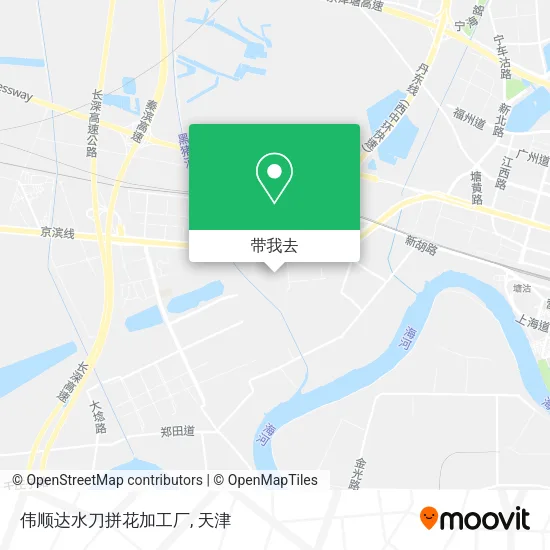 伟顺达水刀拼花加工厂地图