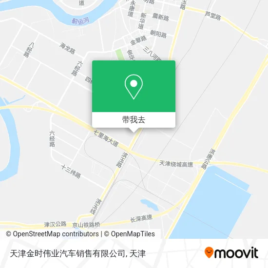 天津金时伟业汽车销售有限公司地图