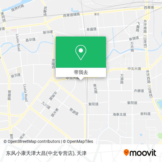 东风小康天津大昌(中北专营店)地图