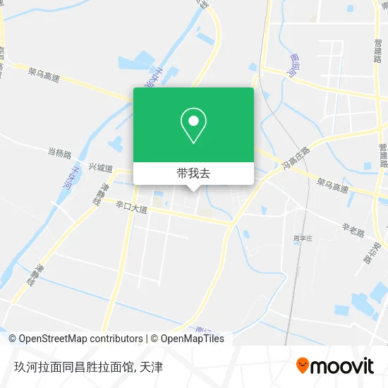 玖河拉面同昌胜拉面馆地图