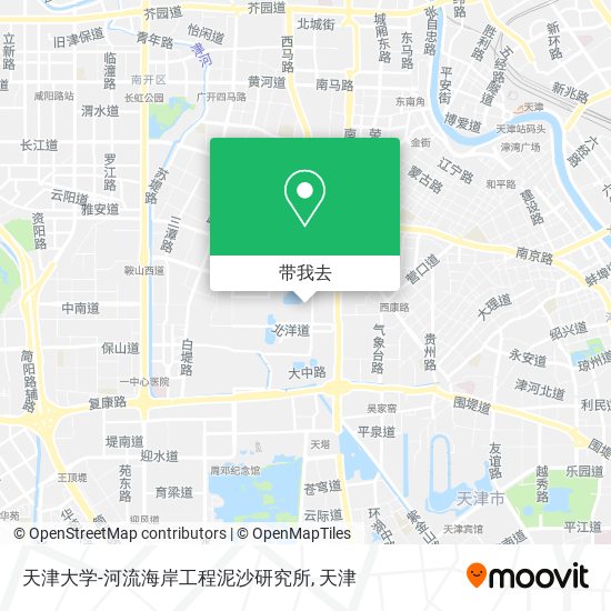 天津大学-河流海岸工程泥沙研究所地图
