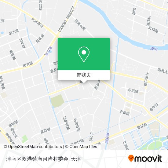 津南区双港镇海河湾村委会地图