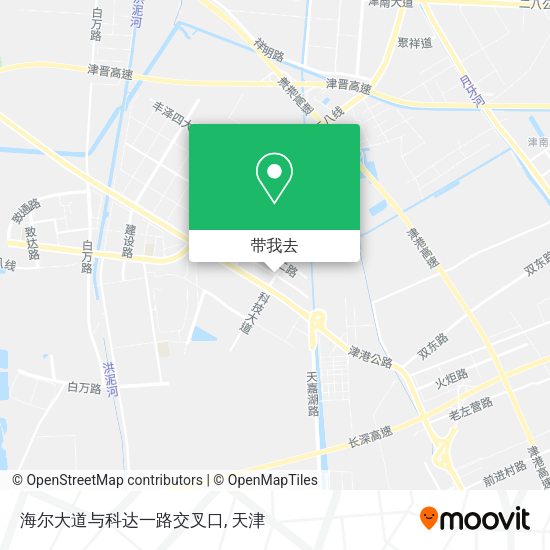 海尔大道与科达一路交叉口地图