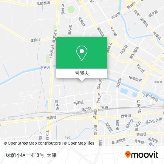 绿荫小区一排8号地图