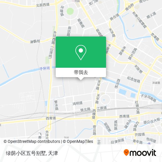 绿荫小区五号别墅地图