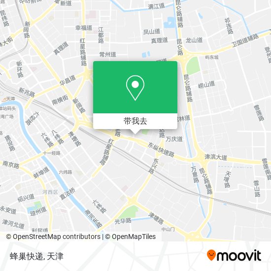 蜂巢快递地图