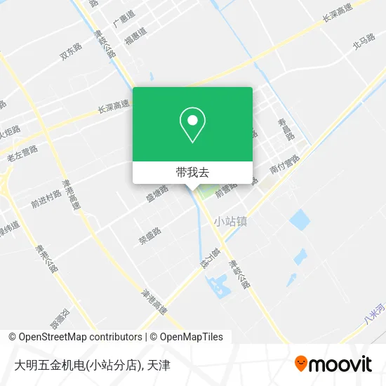 大明五金机电(小站分店)地图
