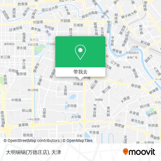 大明铜锅(万德庄店)地图