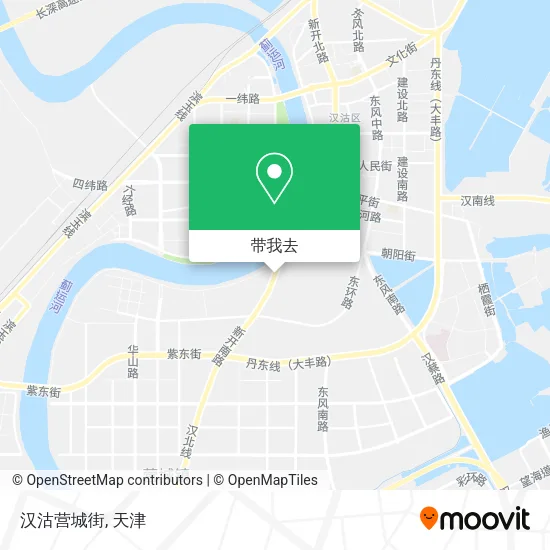 汉沽营城街地图