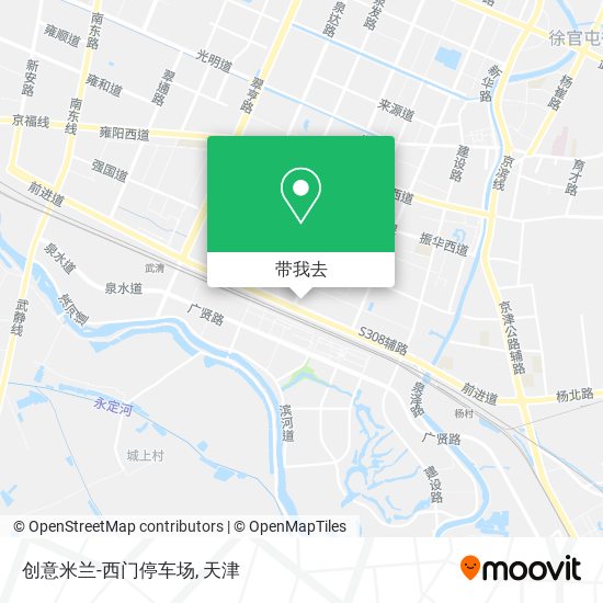 创意米兰-西门停车场地图