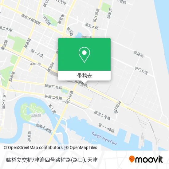 临桥立交桥/津溏四号路辅路(路口)地图