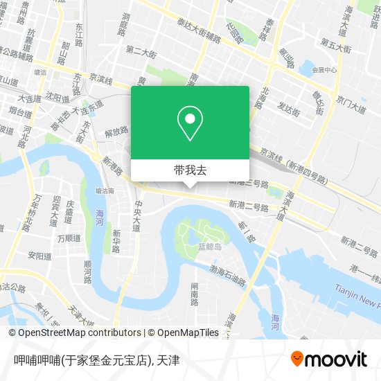 呷哺呷哺(于家堡金元宝店)地图