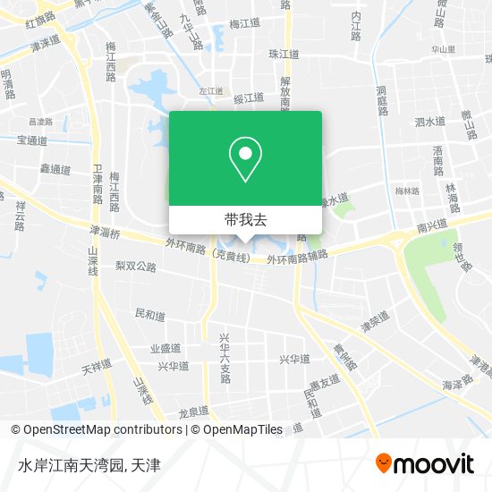 水岸江南天湾园地图